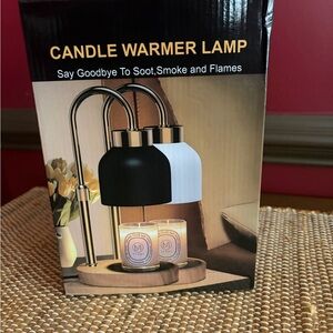 Elegant Black Candle Warmer Lamp